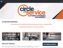 Tablet Screenshot of circle-of-service.com